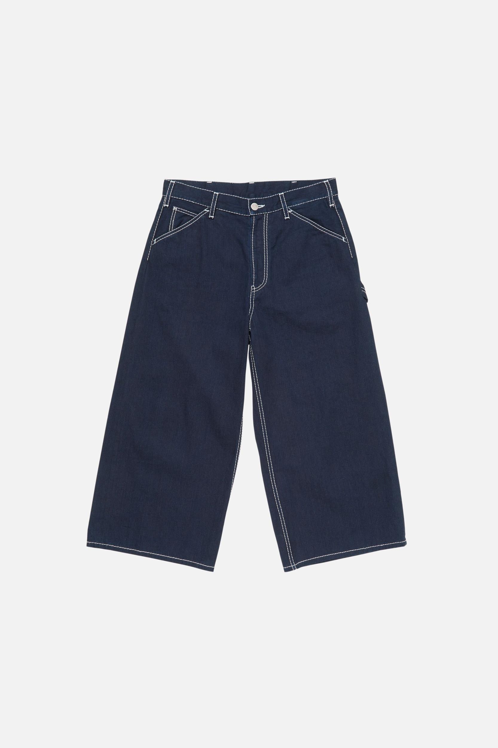 Indigo denim trousers Product Image