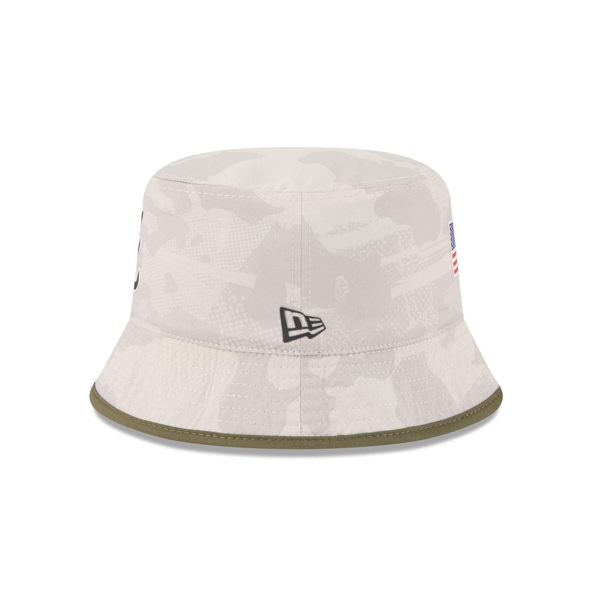 Atlanta Braves Armed Forces Day 2025 Reversible Bucket Hat Male Product Image