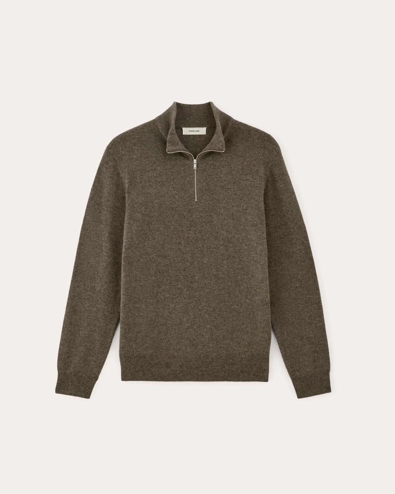 The Quarter-Zip in Cashmere Product Image