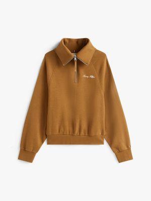 Interlock Fleece Quarter-Zip Sweatshirt Product Image