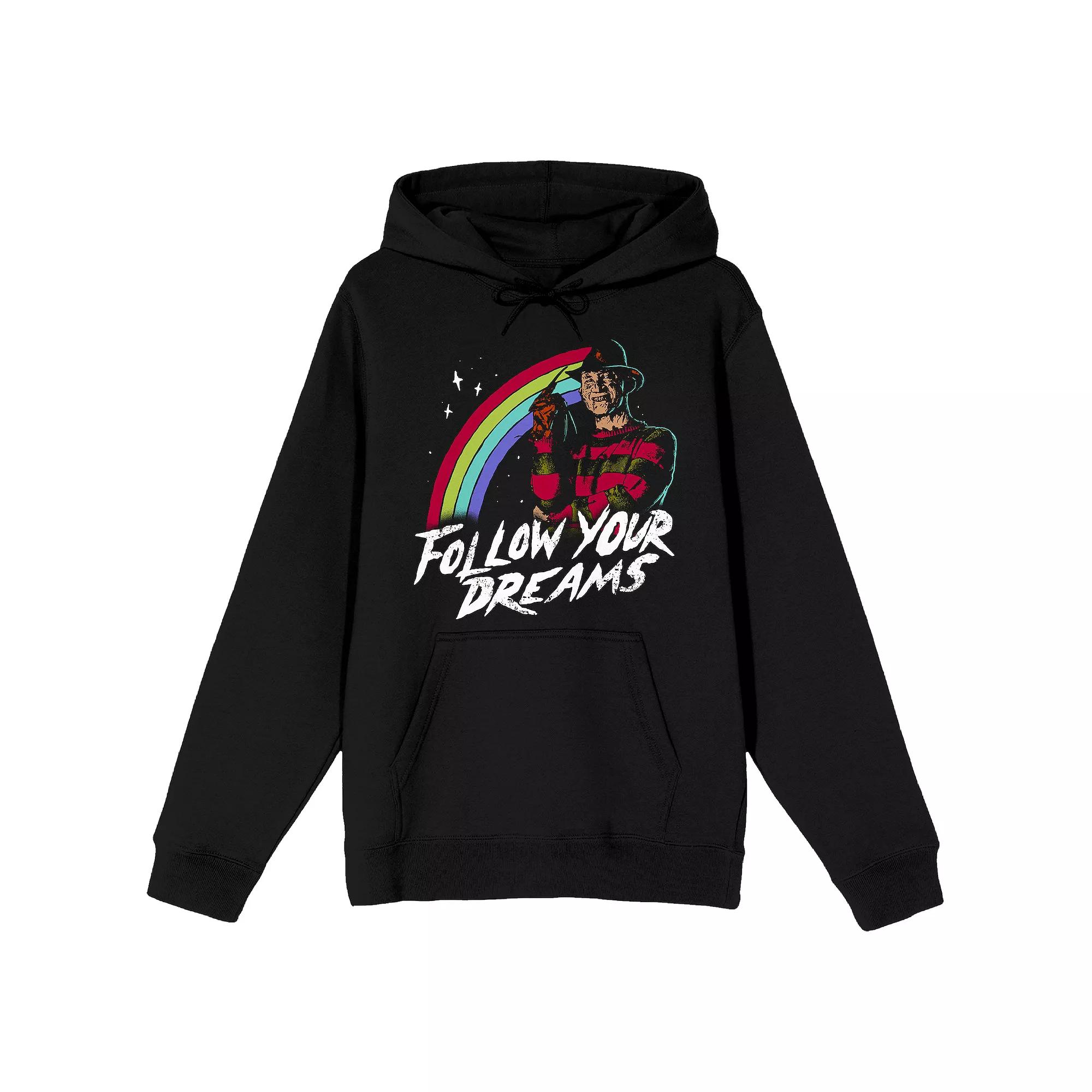 Men's Nightmare On Elm Street Hoodie, Size: XL, Black Product Image