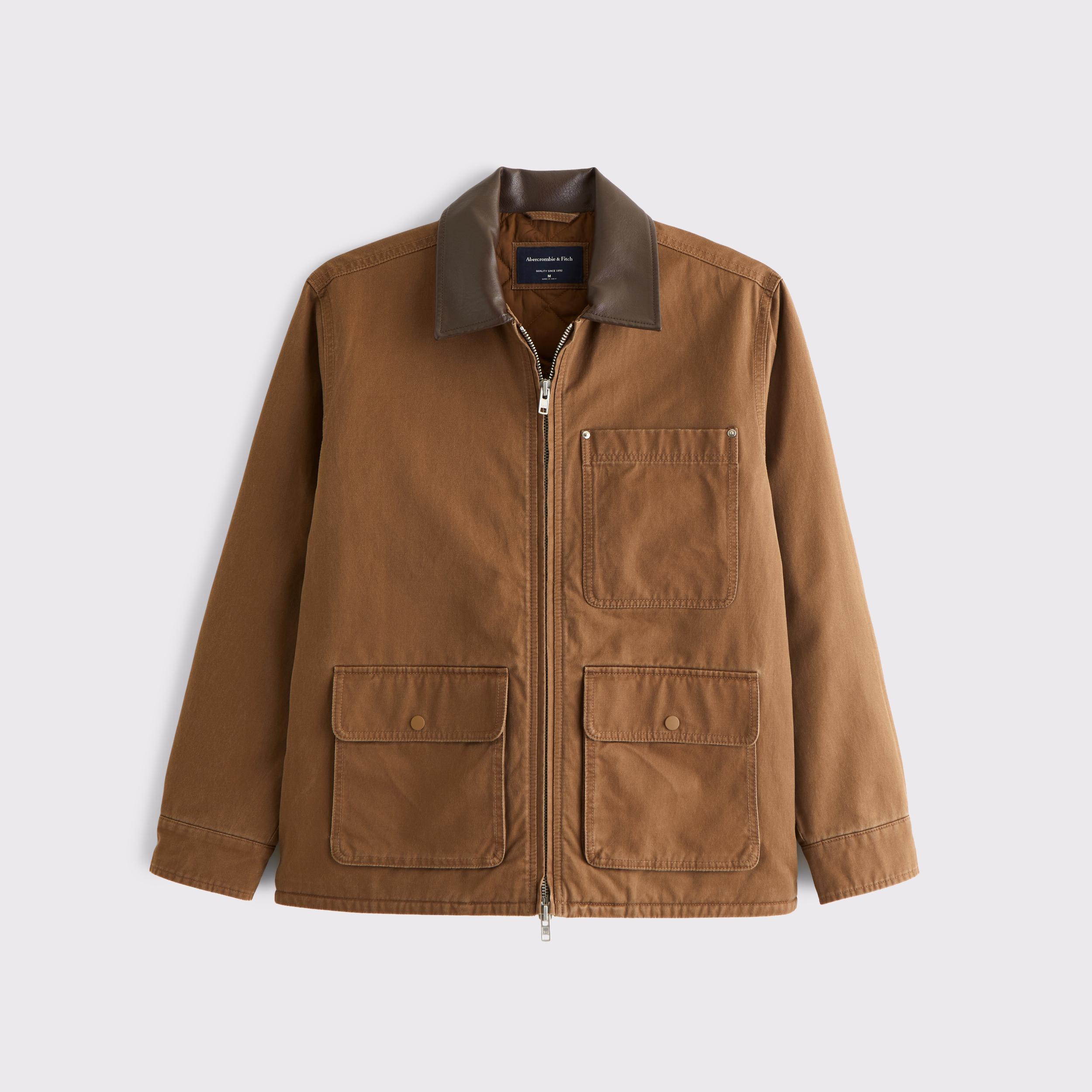 Mid-Length Zip Barn Jacket Product Image