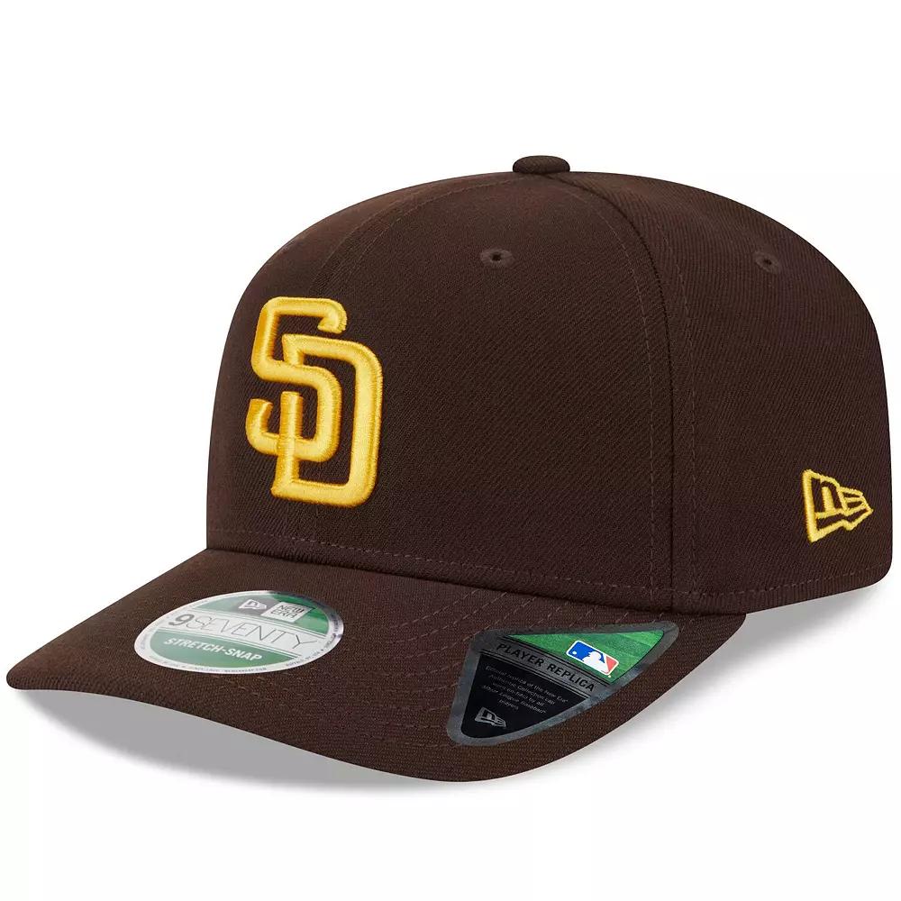 Men's New Era  Brown San Diego Padres Player Replica 9SEVENTY Adjustable Hat Product Image