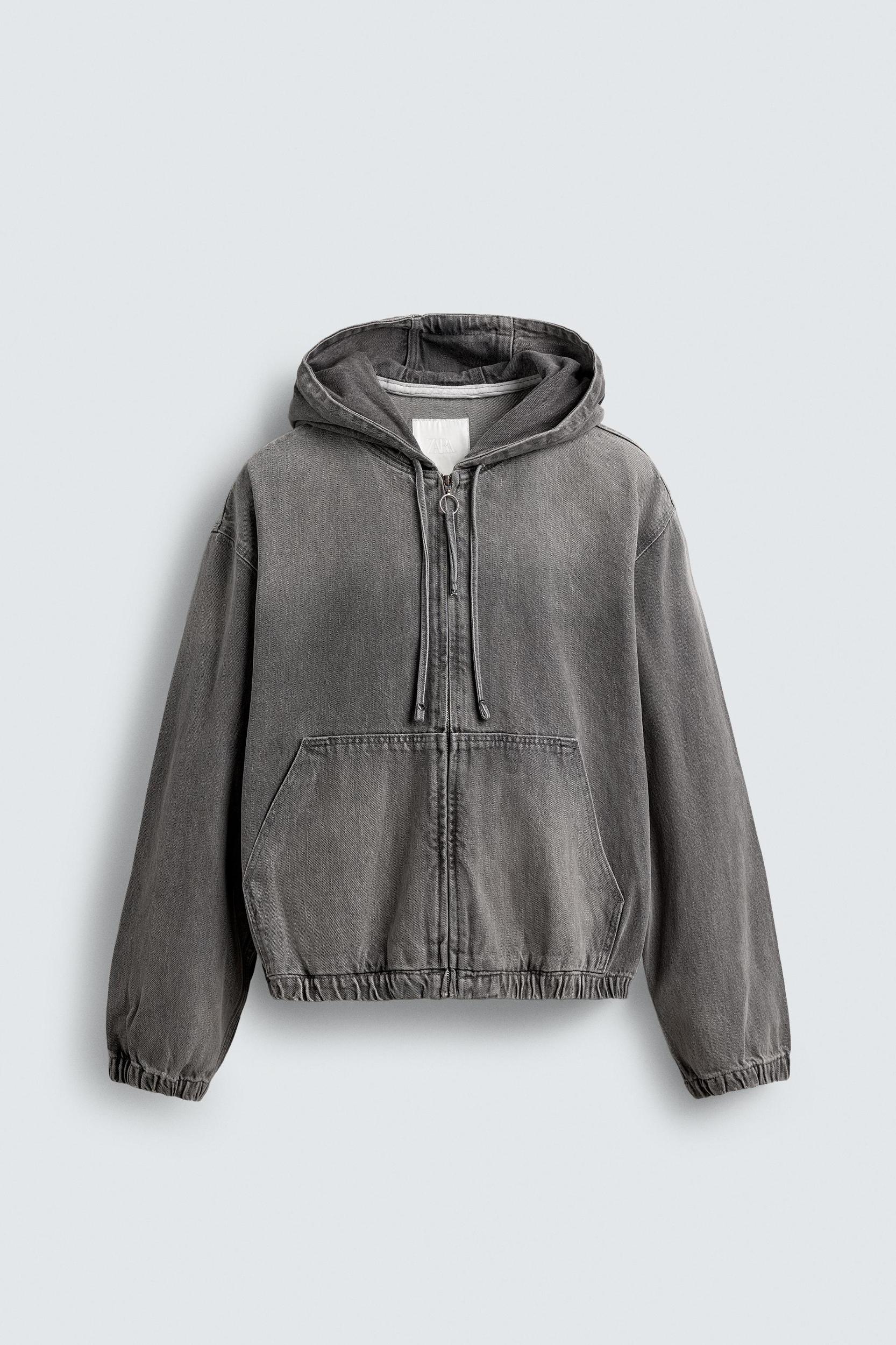 WASHED HOODED JACKET Product Image