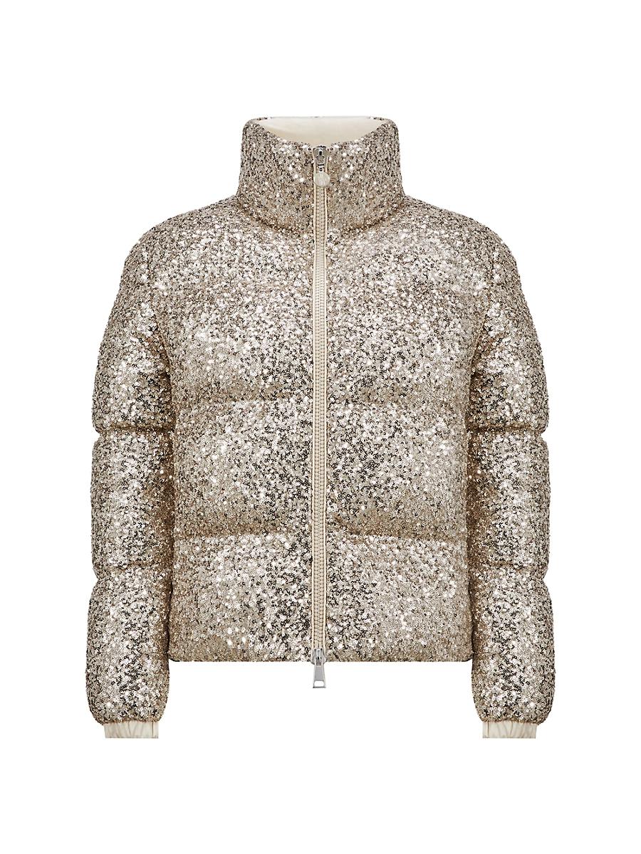 Womens Anternes Sequined Down Jacket Product Image