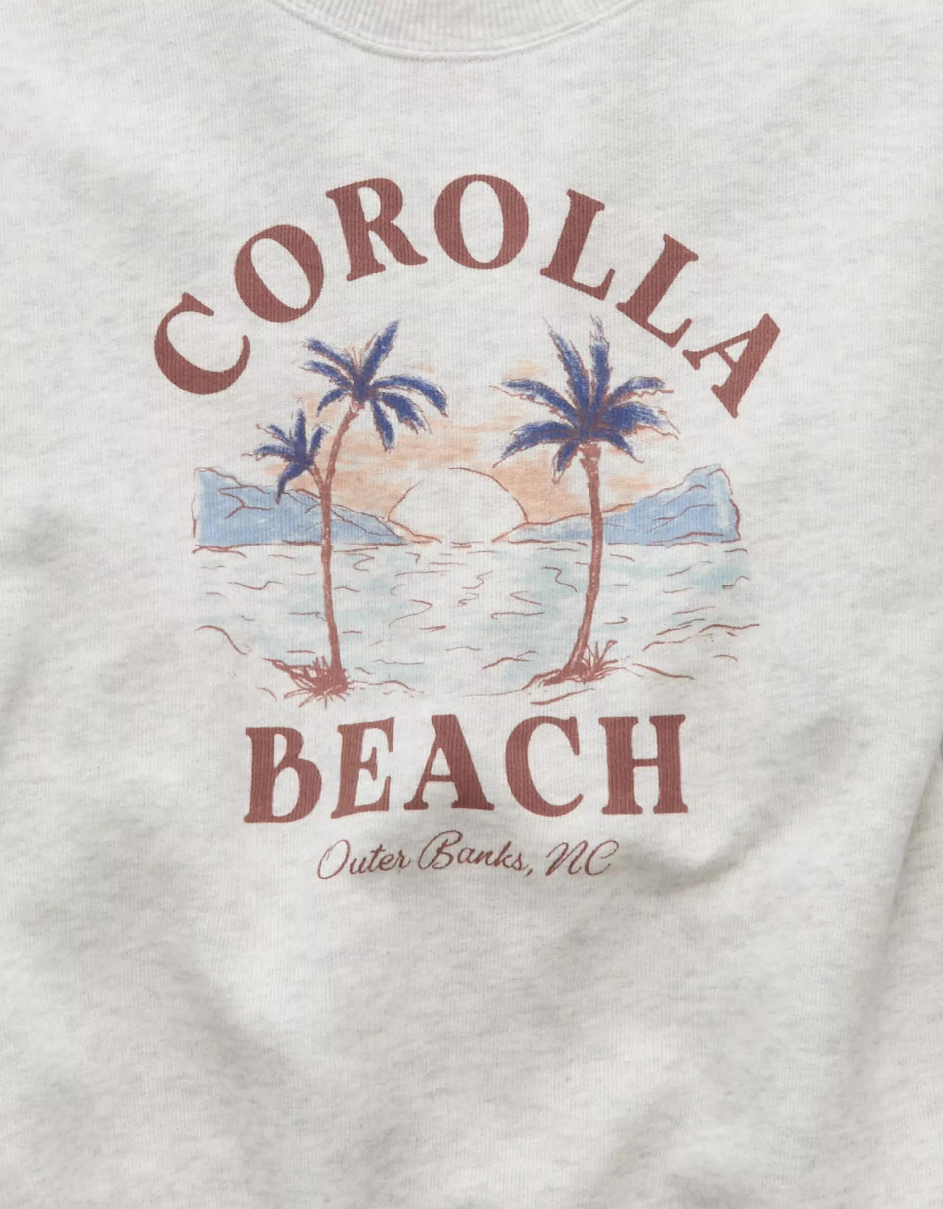 AE Relaxed Fit Destination Graphic Sweatshirt Product Image