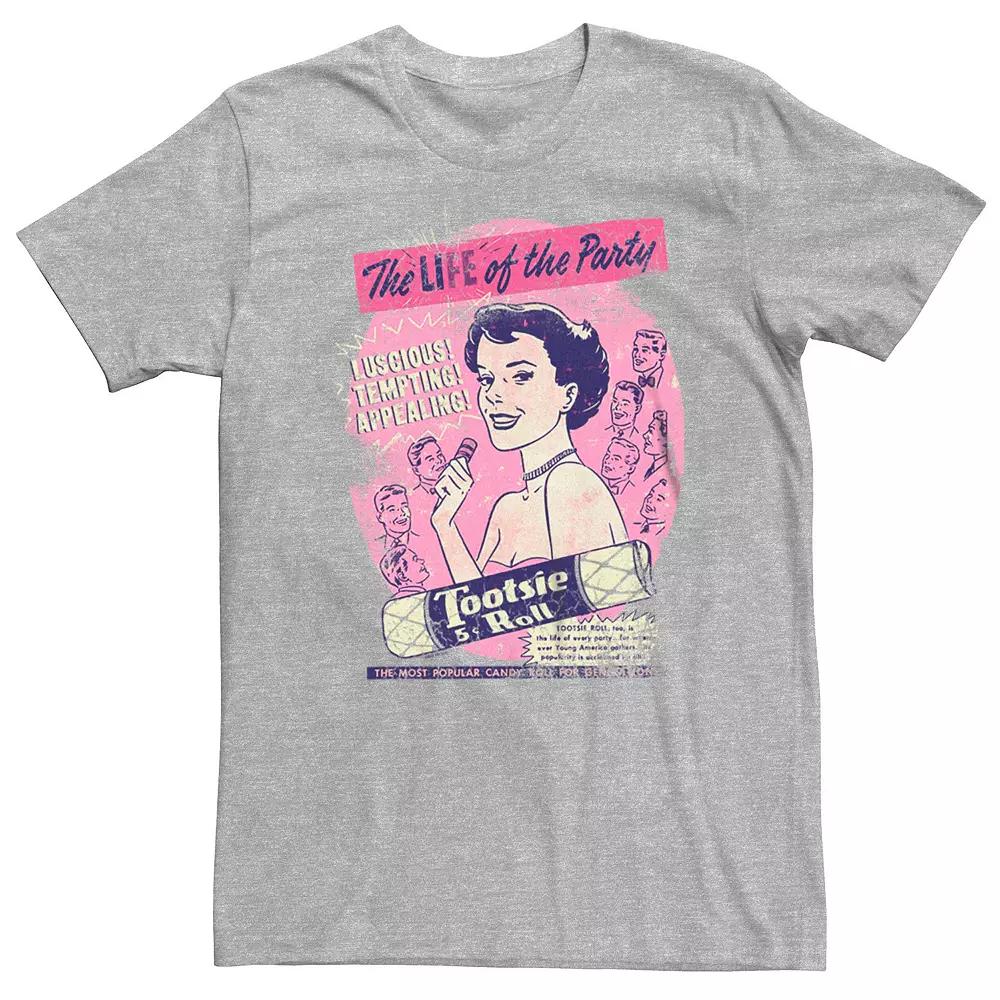 Big & Tall Tootsie Roll Vintage Party Poster Tee, Men's,  Product Image
