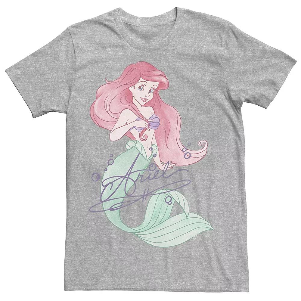 Disney's The Little Mermaid Ariel Men's Signed Portrait Tee,  Product Image