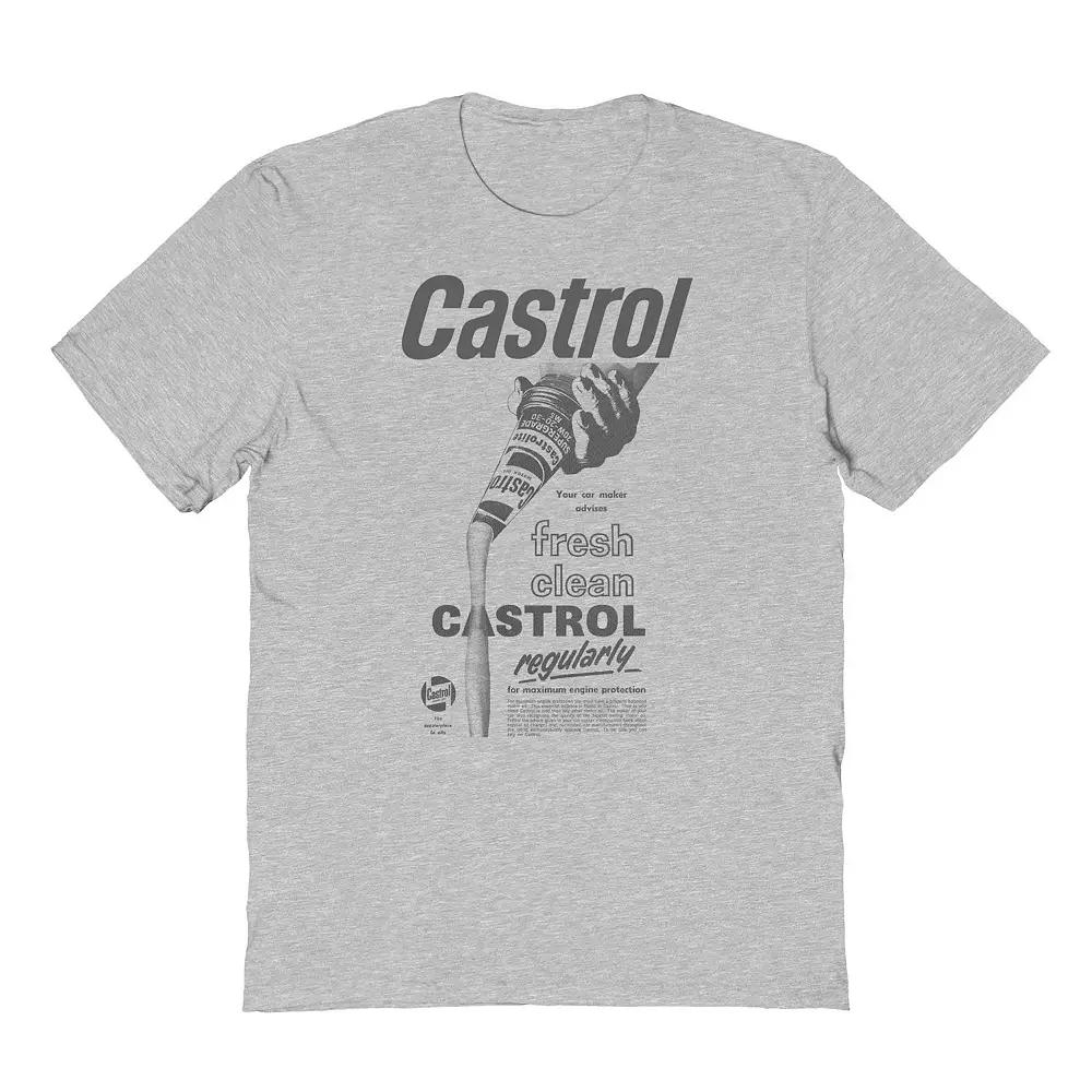 Men's Castrol Fresh Clean Graphic Tee, Size: XL, Sport Gray Product Image