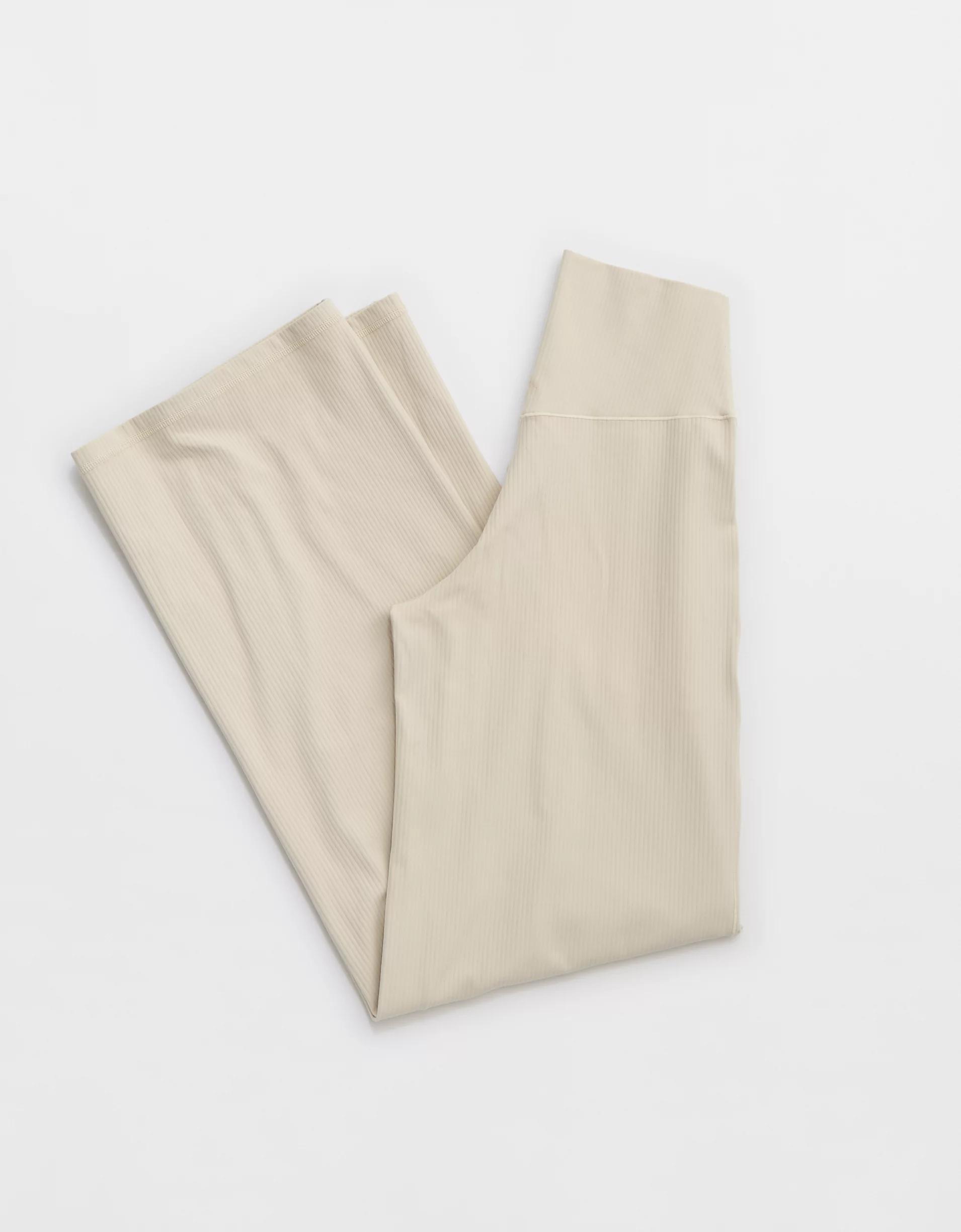 OFFLINE By Aerie Real Me XTRA High Waisted Ribbed Trouser Product Image