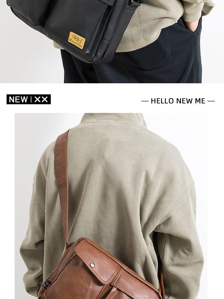Faux-Leather Crossbody Bag Product Image