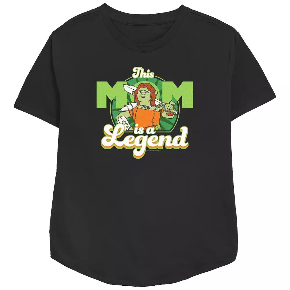 Women's Shrek This Mom Is A Rebel Relaxed Fit Graphic Tee,  Product Image
