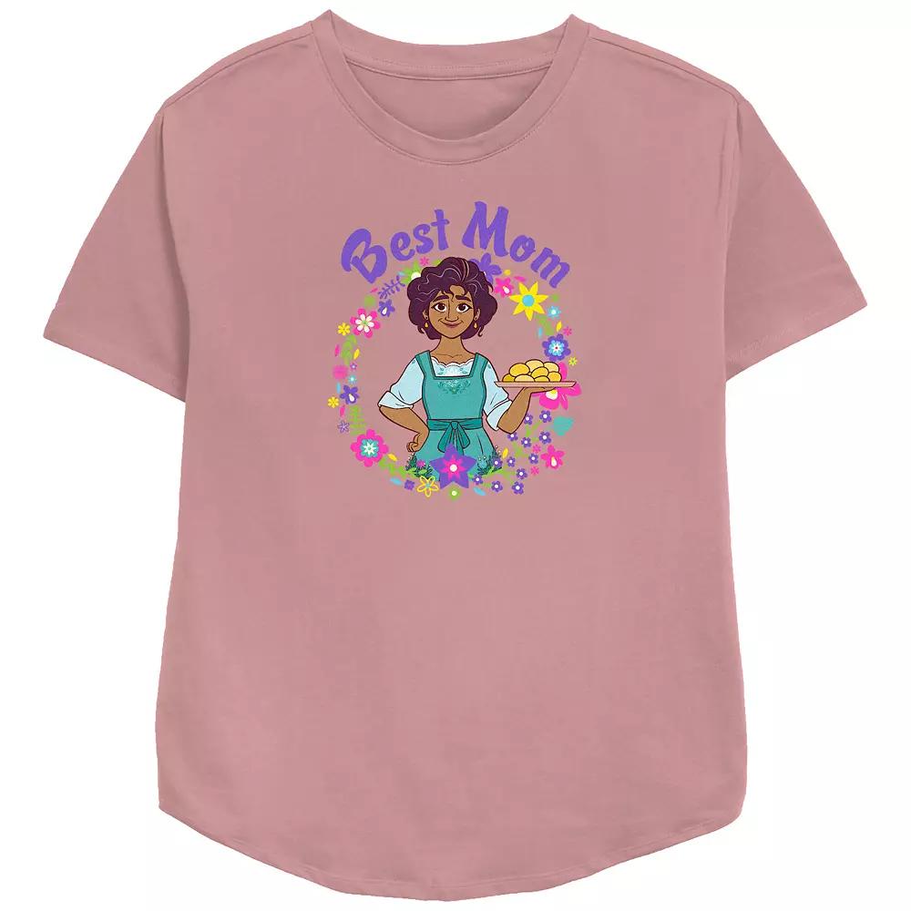 Disney Encanto Women's Best Mom Relaxed Fit Graphic Tee,  Product Image