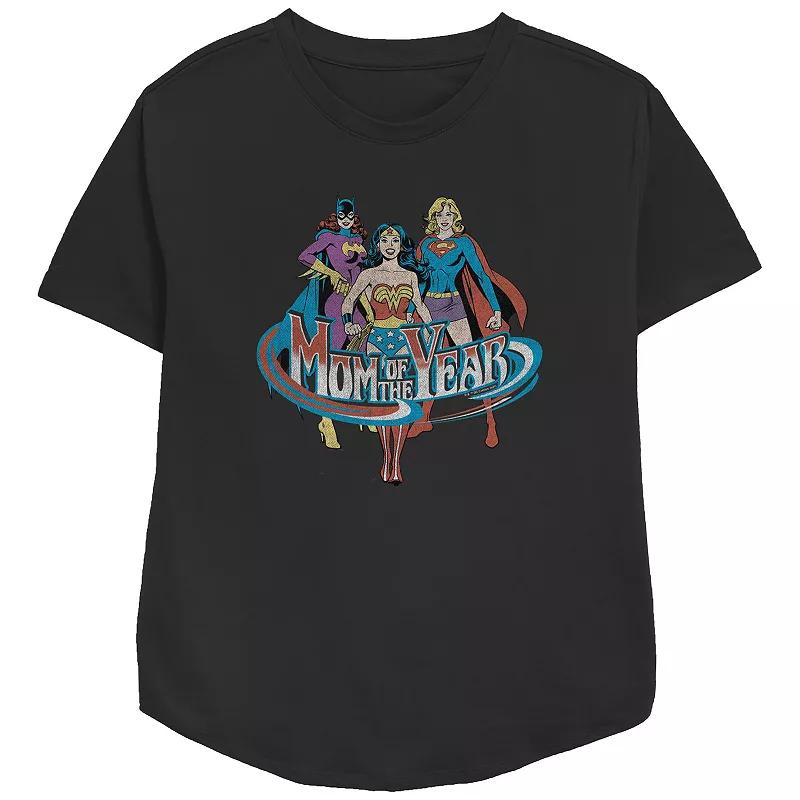 Women's DC Women Mom Of The Year Relaxed Fit Graphic Tee,  Product Image