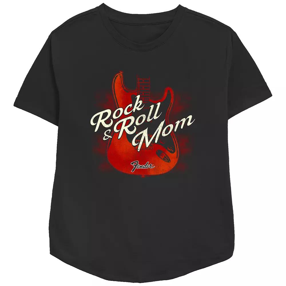 Women's Fender Rock & Roll Mom Relaxed Fit Graphic Tee,  Product Image