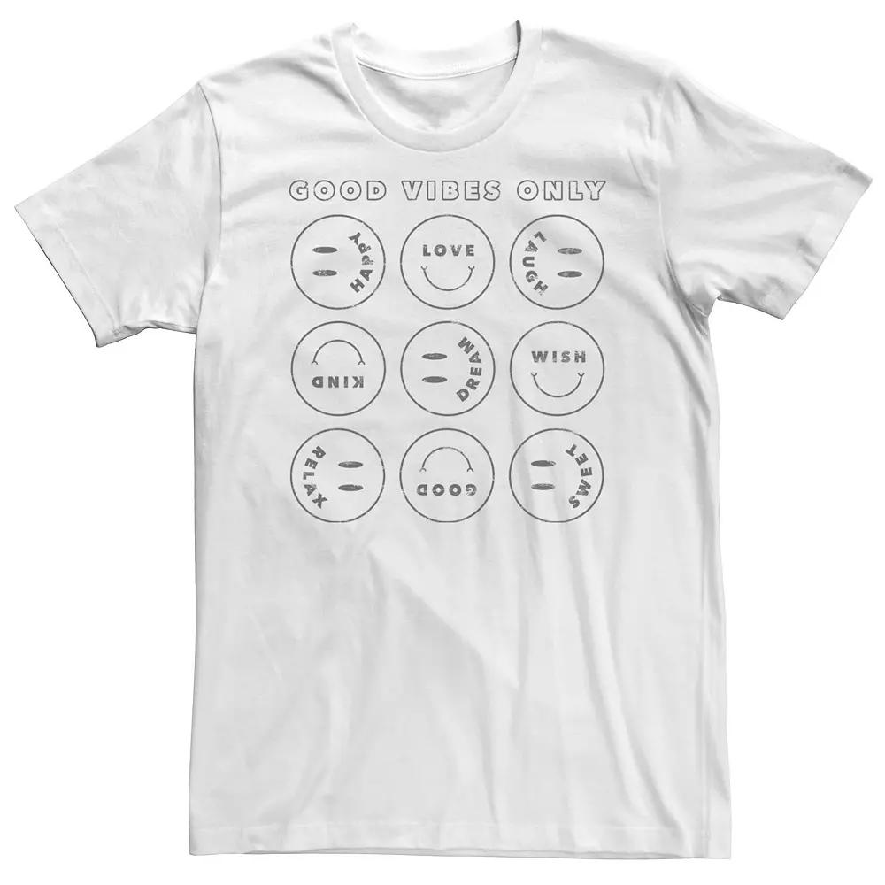 Big & Tall Trendy Good Smile Tee, Men's,  Product Image