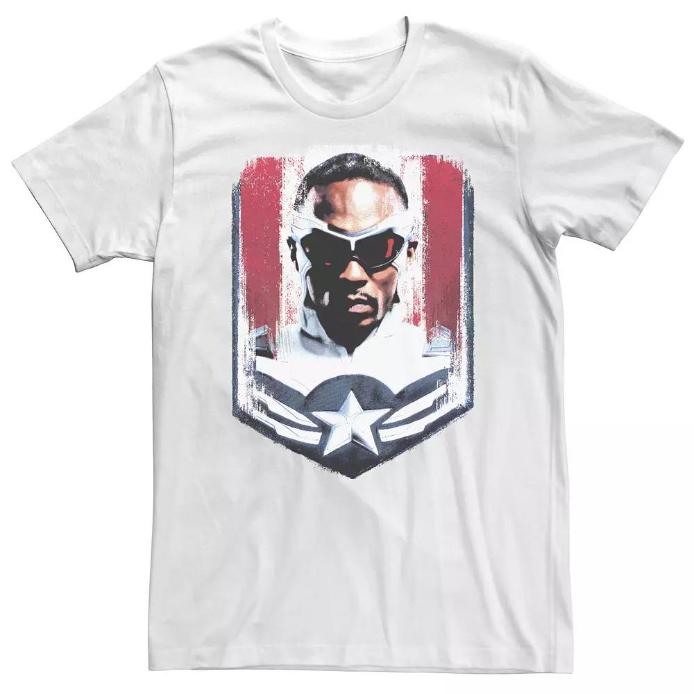Big & Tall Marvel The Falcon And The Winter Soldier Sam Captain America Portrait Tee, Men's,  Product Image