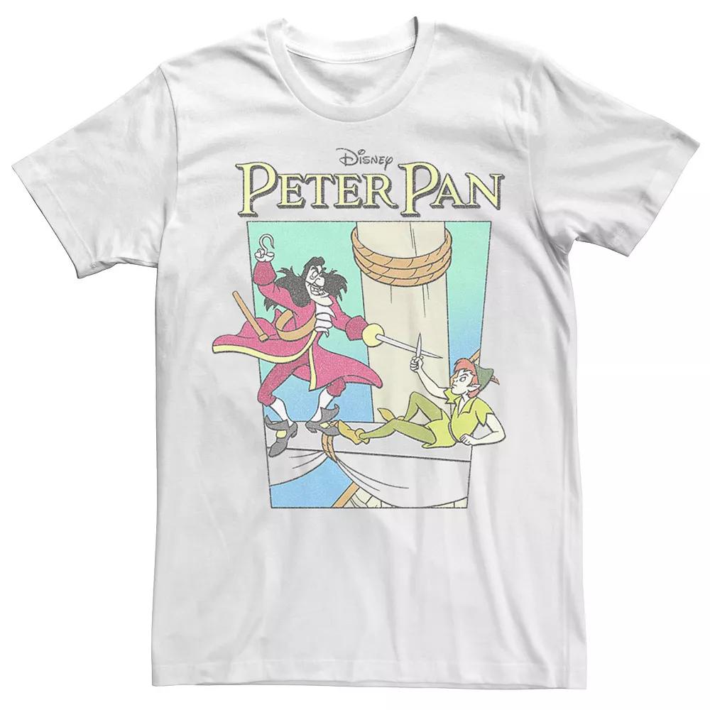 Men's Disney's Peter Pan & Captain Hook Vintage Poster Tee,  Product Image