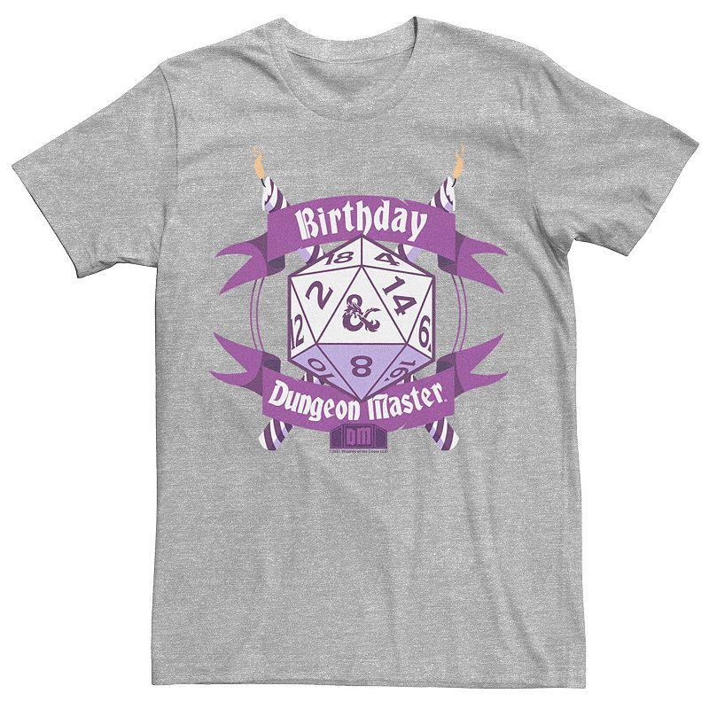 Men's Wizards Of The Coast Dungeons & Dragons Birthday Dungeon Master Tee, Size: XXL, Athletic Grey Product Image