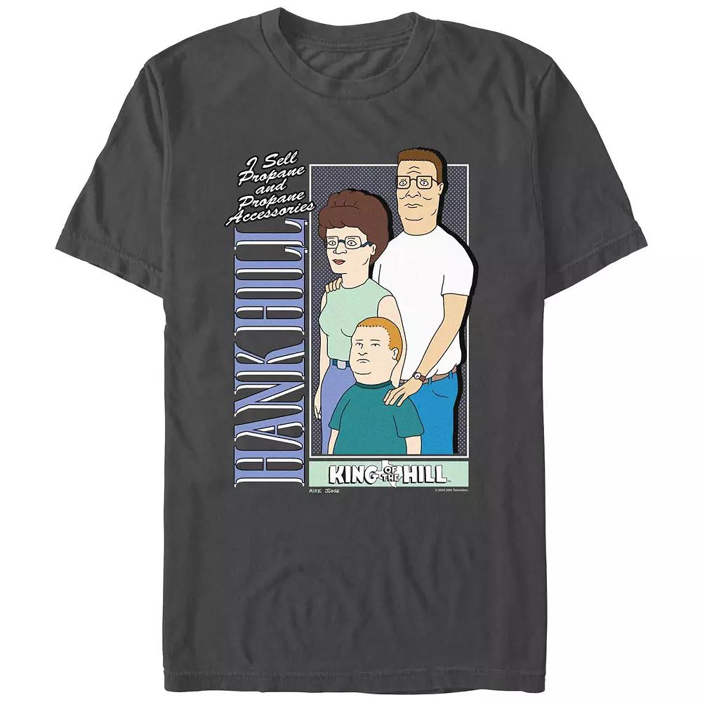 Men's King Of The Hill Hank Hill Family Graphic Tee,  Product Image