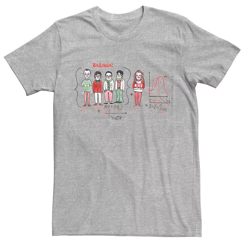 Men's The Big Bang Theory Group Shot Equation Sketches Tee,  Product Image