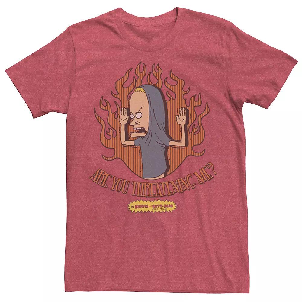 Men's Beavis and Butt-Head Cornholio Flames Graphic Tee,  Product Image