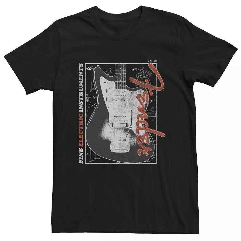 Big & Tall Fender Fine Instruments Tee, Men's,  Product Image