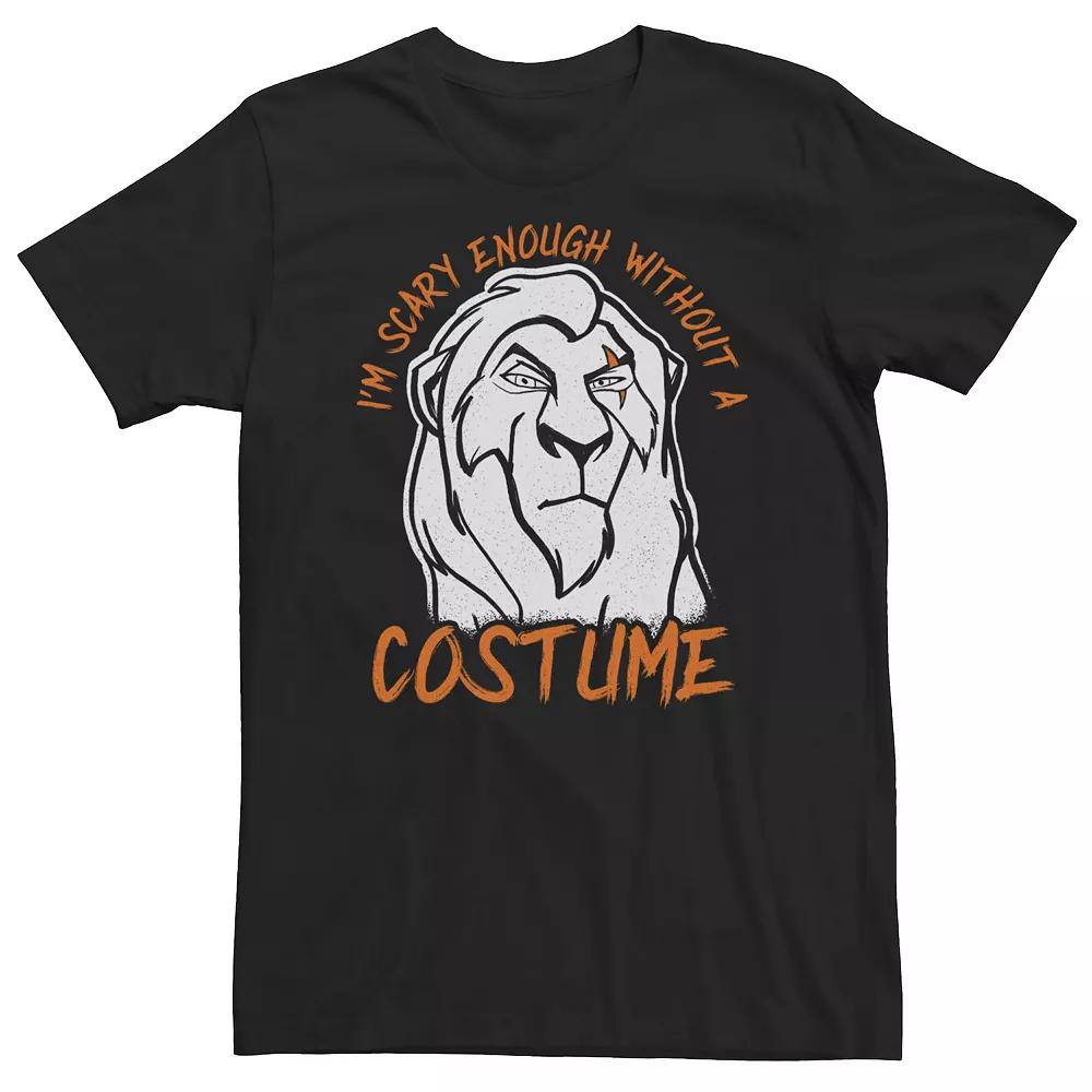 Big & Tall Disney The Lion King Scar Scary Enough Halloween Tee, Men's,  Product Image