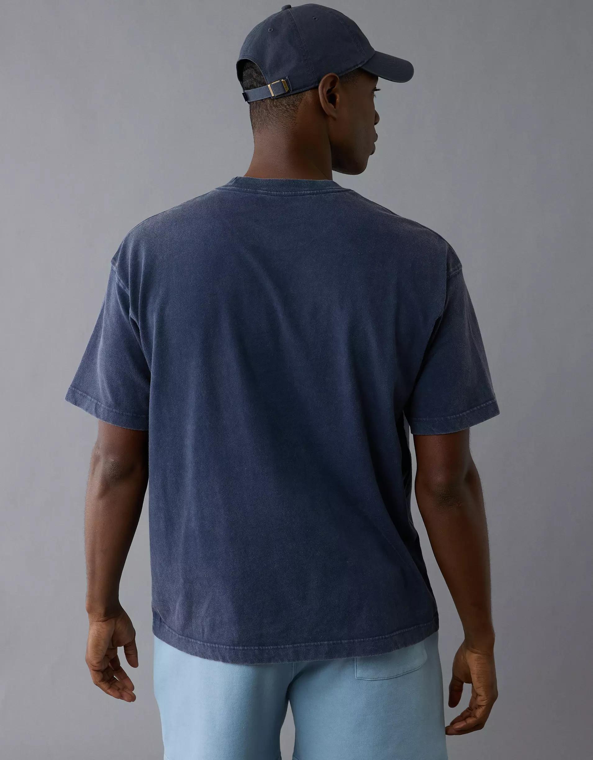 AE Boxy Sueded Jersey T-Shirt Product Image