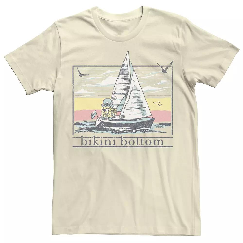 Men's Nickelodeon SpongBob SquarePants Sail Ship Tee,  Product Image