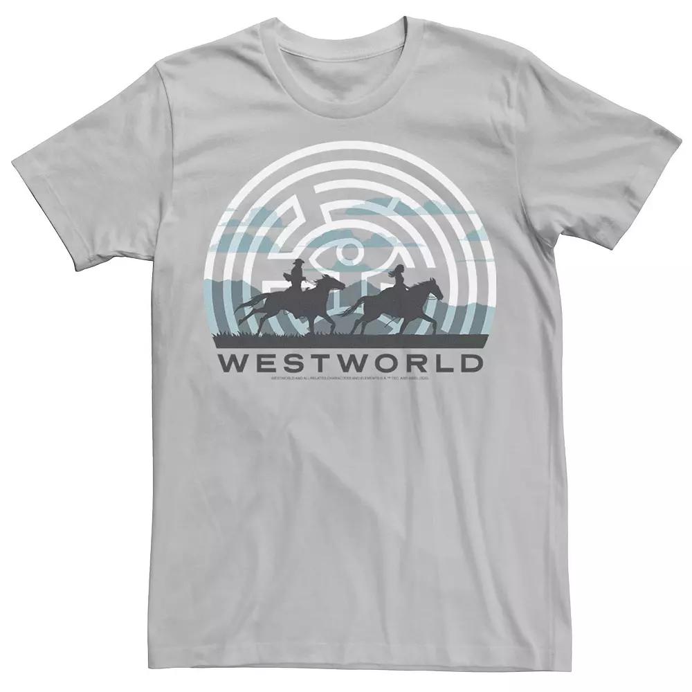 Men's Westworld Horse Ride Silhouettes Logo Tee,  Product Image