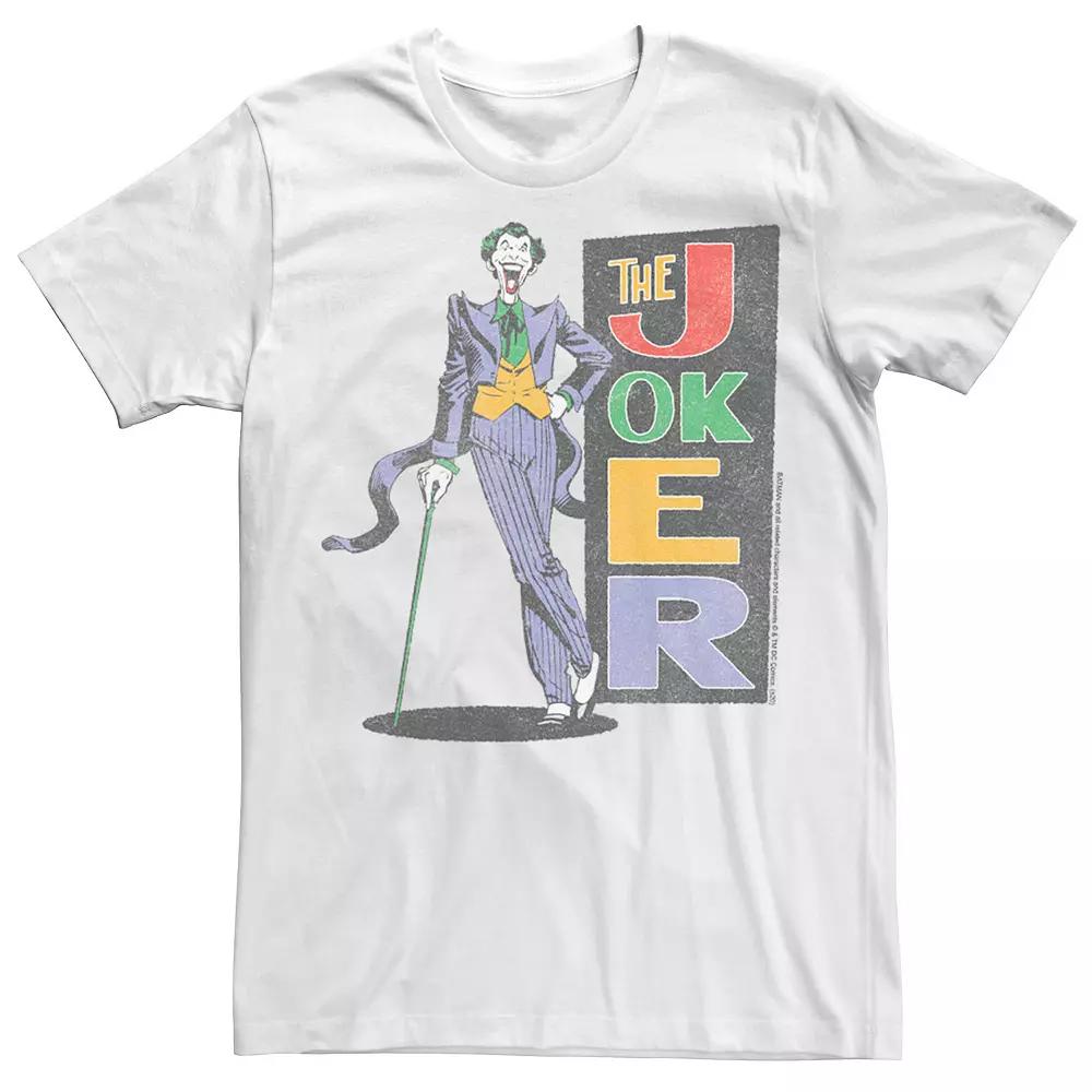 Men's Batman The Joker Vintage Name Stack Tee,  Product Image