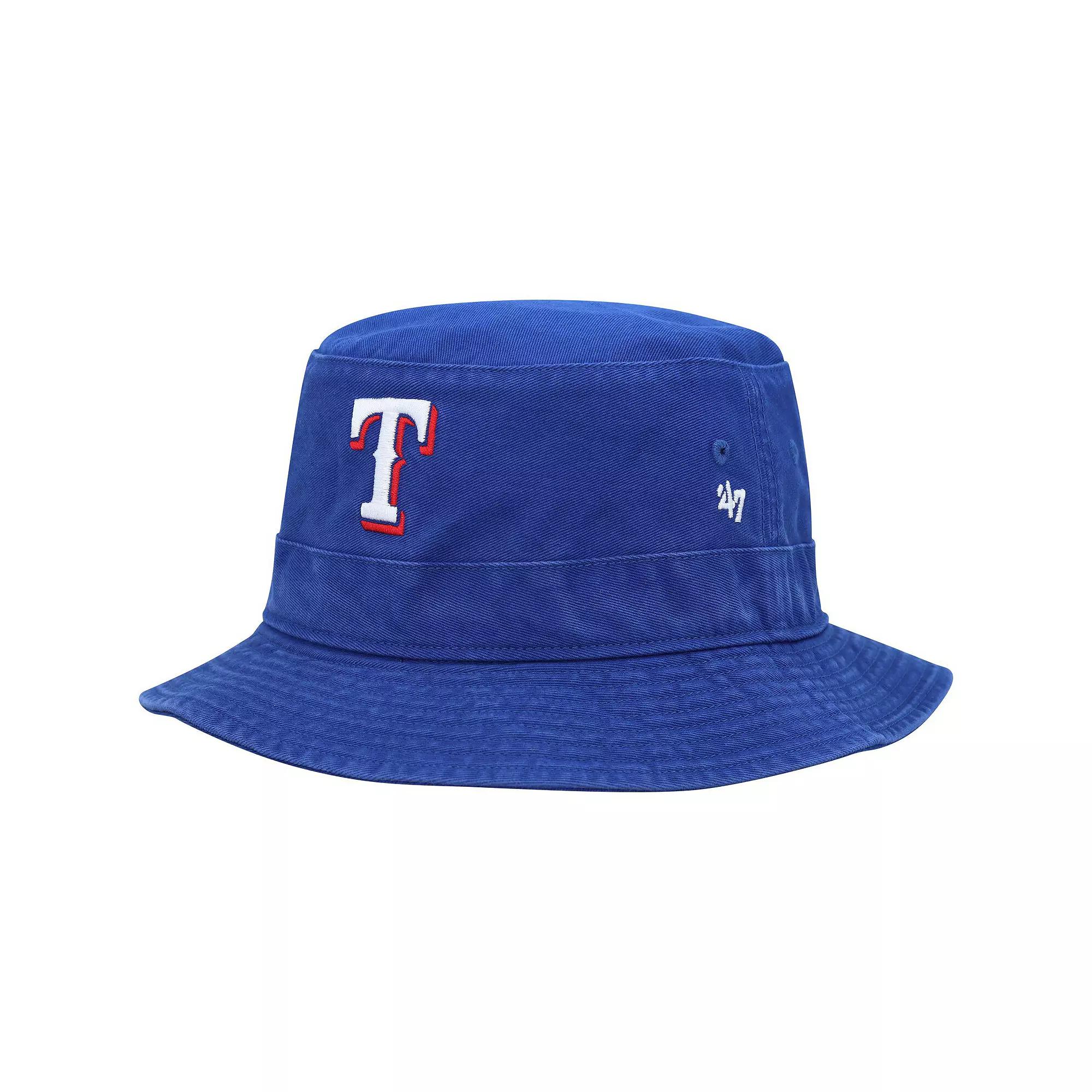 Men's '47 Royal Texas Rangers Primary Bucket Hat, Blue Product Image