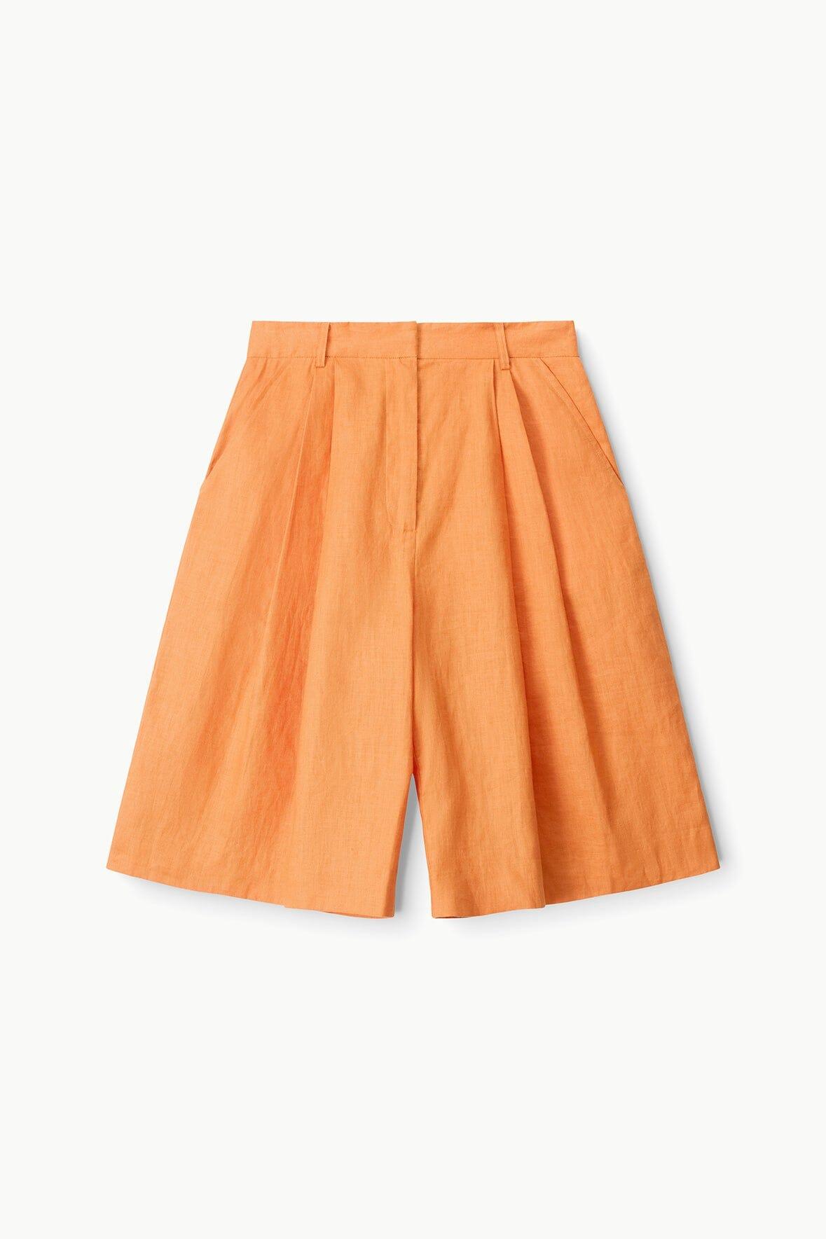 CRUZ BERMUDA LINEN SHORT | APRICOT Product Image