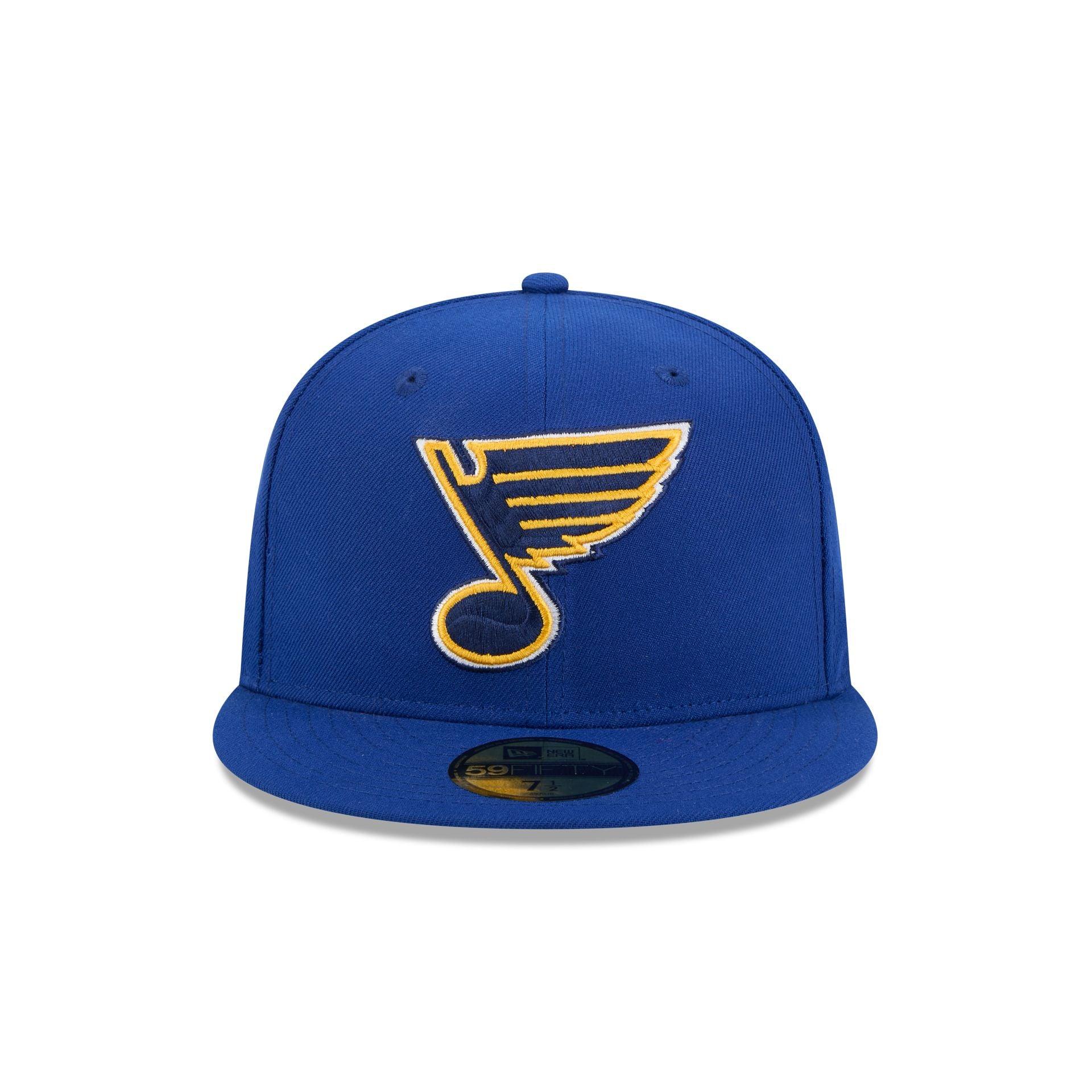 St. Louis Blues Rear Wordmark 59FIFTY Fitted Hat Male Product Image
