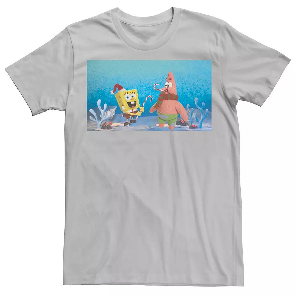 Men's Spongebob Squarepants Patrick Star Christmas Buddies Tee,  Product Image