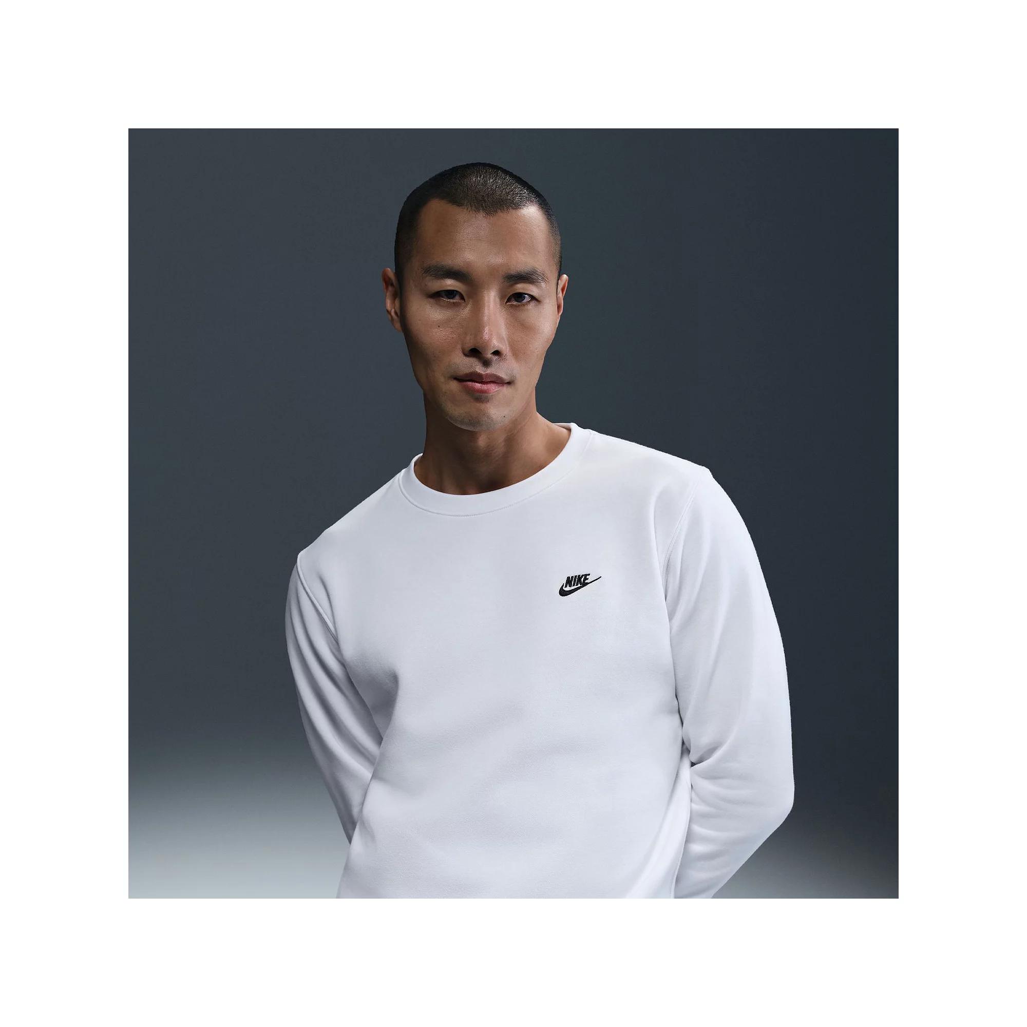 Nike Mens Club Fleece Crew | FN3886-100 Product Image