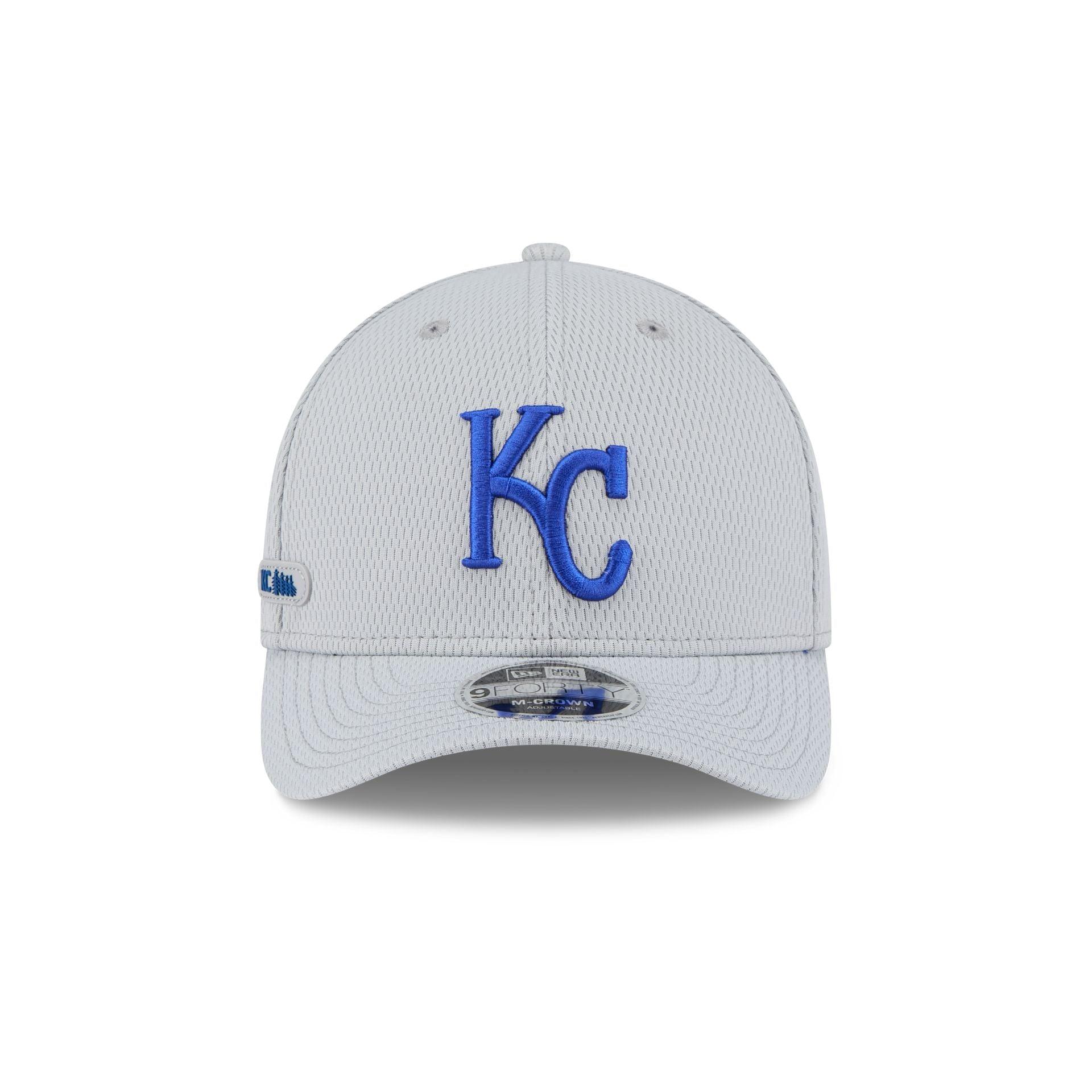Kansas City Royals 2025 Clubhouse Gray 9FORTY M-Crown Snapback Hat Male Product Image