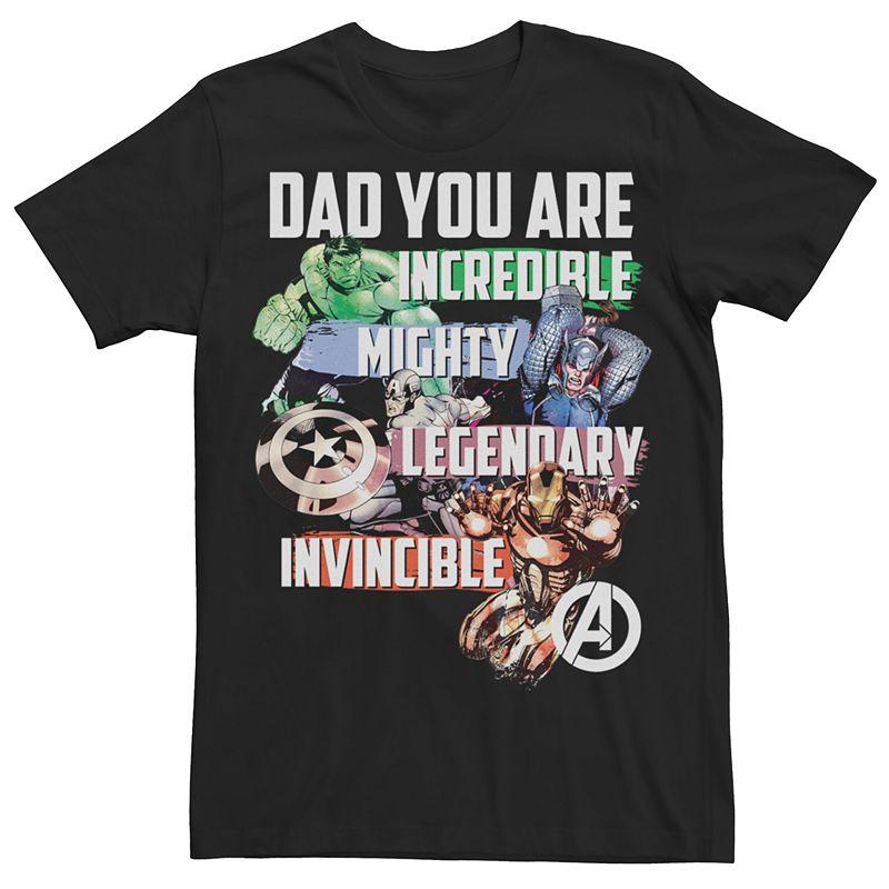 Men's Marvel Comics Retro Avenger Dad Traits Tee,  Product Image