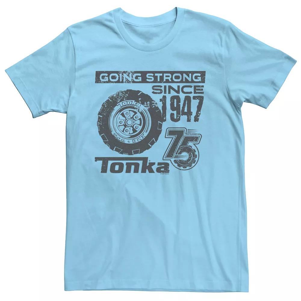 Men's Hasbro Tonka Going Strong Since 1947 Graphic Tee, Size: XXL, Light Blue Product Image