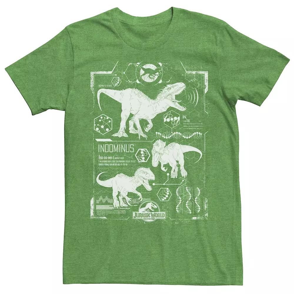 Mens Jurassic World Indominus Rex Schematic Tee, Men's,  Product Image