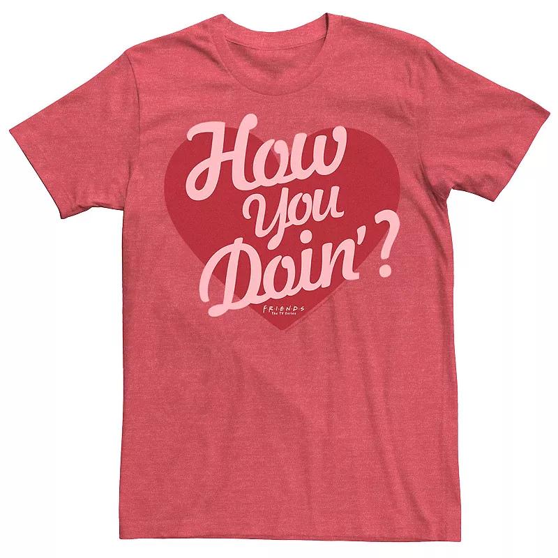 Men's Friends How You Doin' Heart Graphic Tee,  Product Image