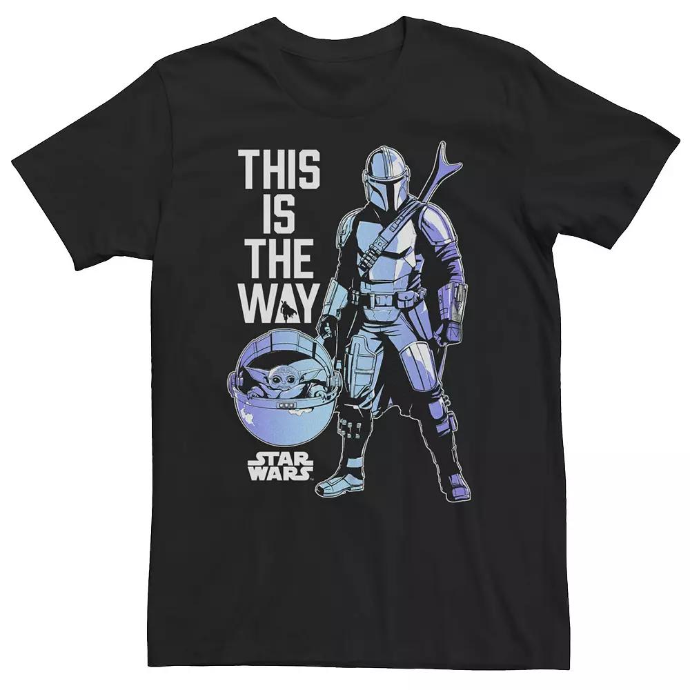 Big & Tall Star Wars The Mandalorian Grogu And Din Djarin Graphic Tee, Men's,  Product Image