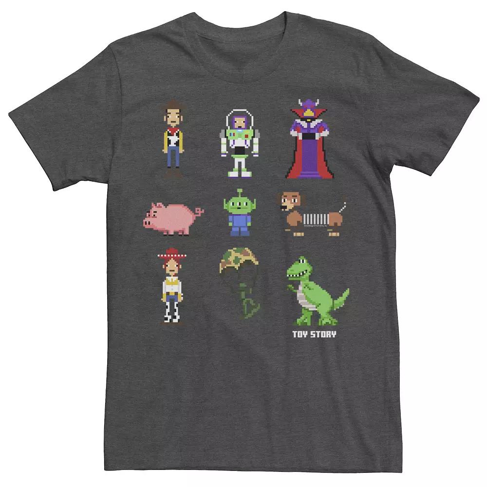 Disney / Pixar's Toy Story Men's Pixel Toys 8 Bit Retro Style Tee,  Product Image