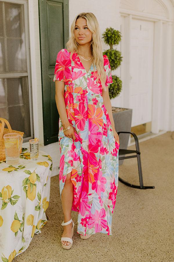 Paradise Garden Floral Maxi Dress Product Image