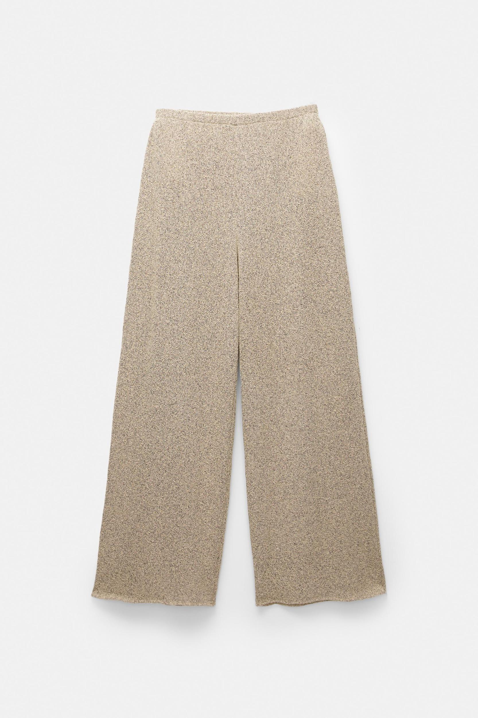 Straight fit knit pants Product Image