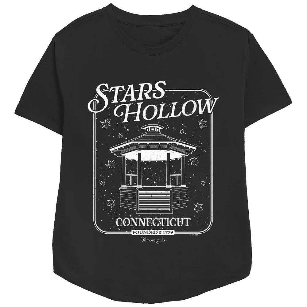 Women's Gilmore Girls Stars Hollow Gazebo Relaxed Fit Graphic Tee, Girl's,  Product Image