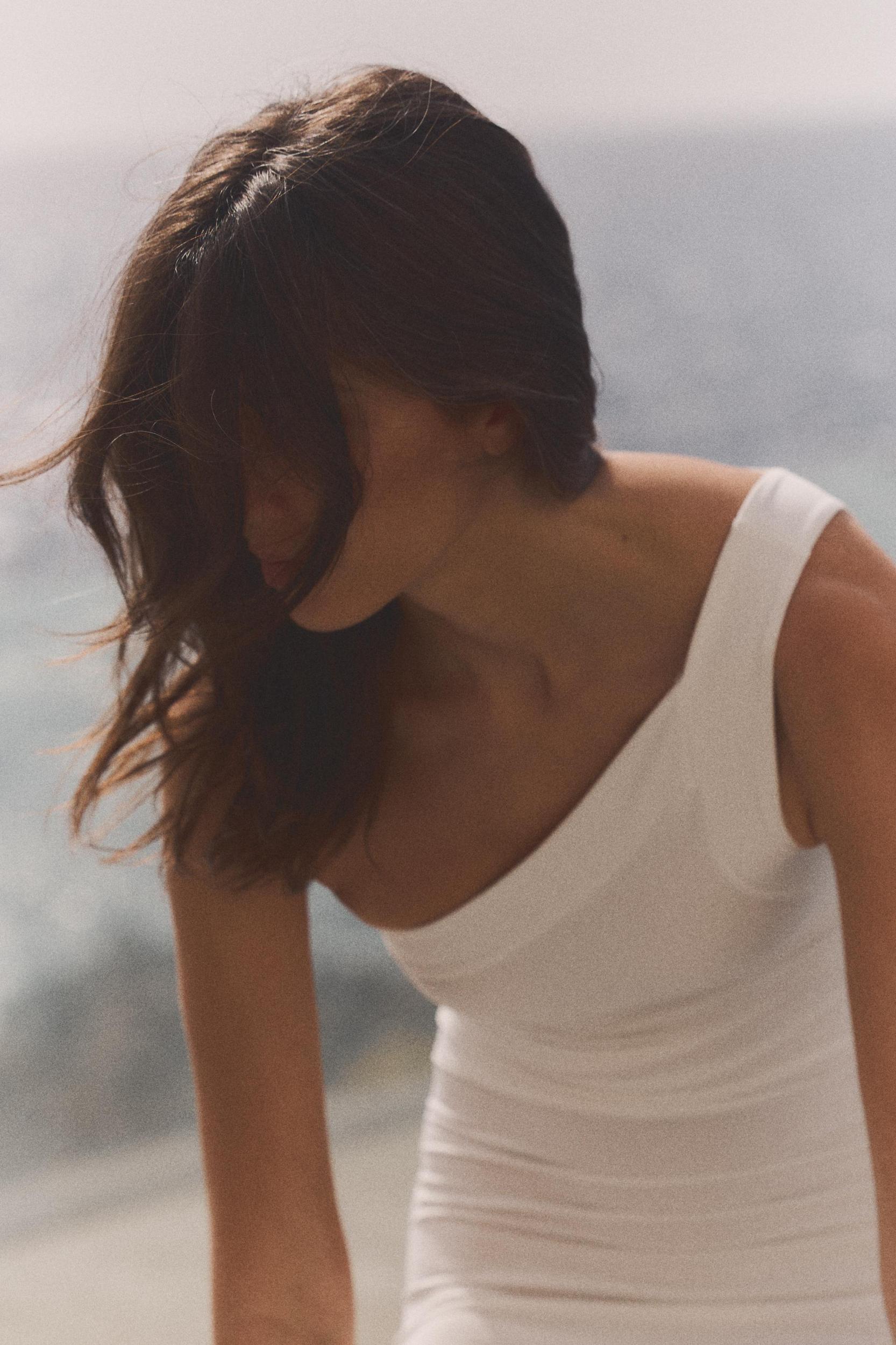 ASYMMETRIC MIDI DRESS Product Image