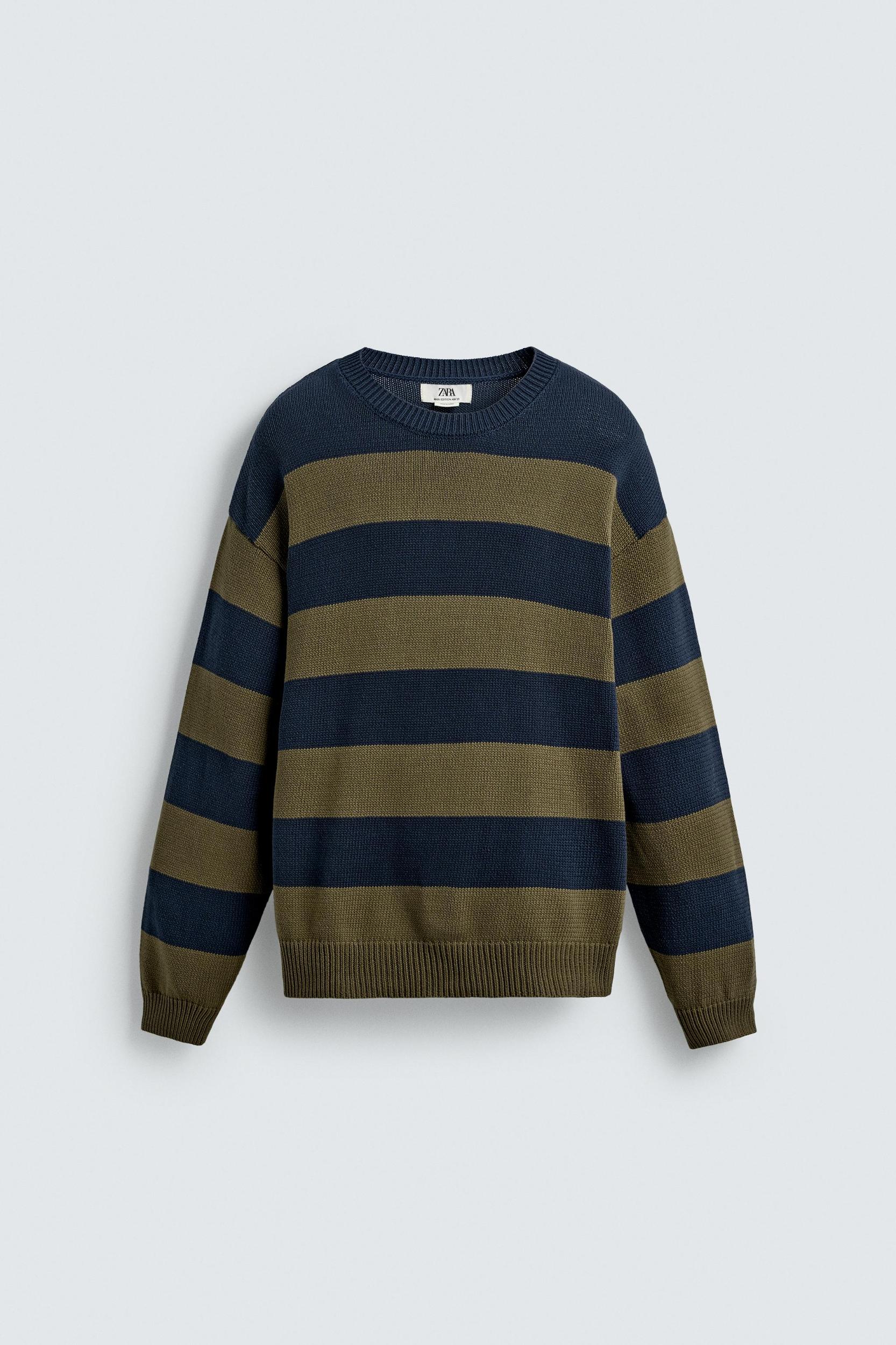 STRIPED JACQUARD SWEATER Product Image