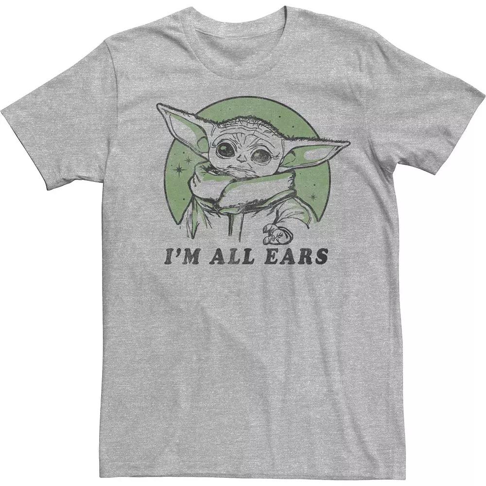 Men's Star Wars All Ears The Child aka Baby Yoda Portrait Tee,  Product Image